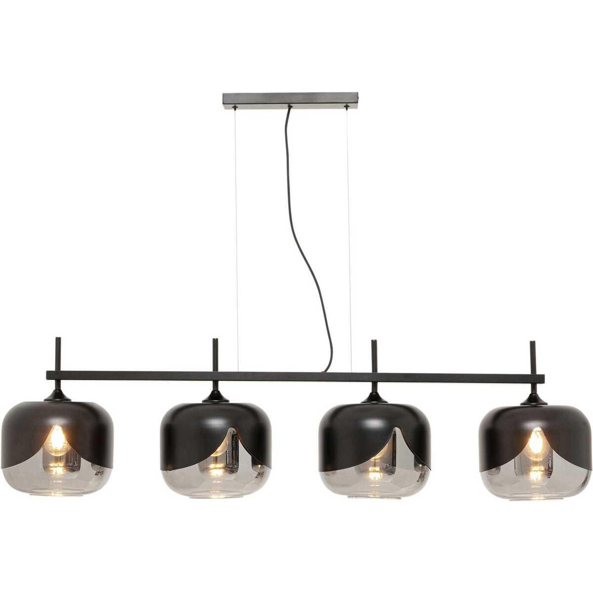 KARE Design Hängeleuchte Smoke Goblet Quattro rund 25  