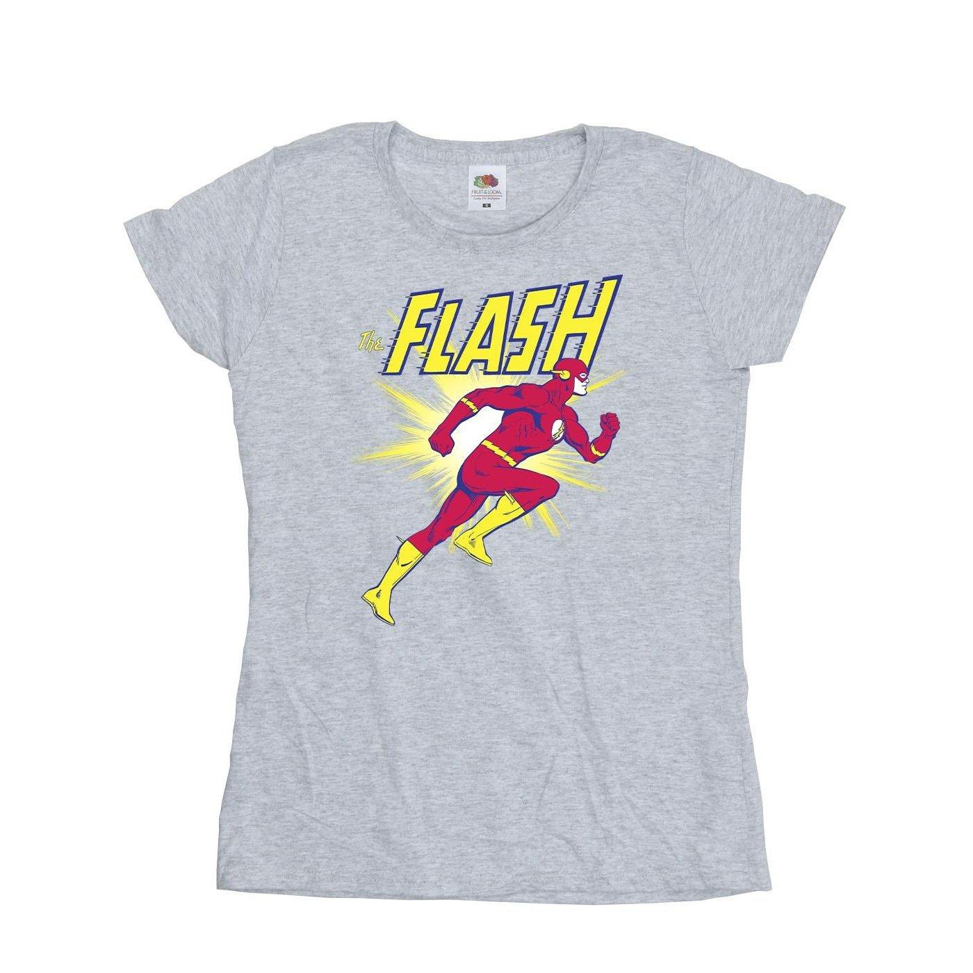 Image of The Flash Running Tshirt Damen Grau XL