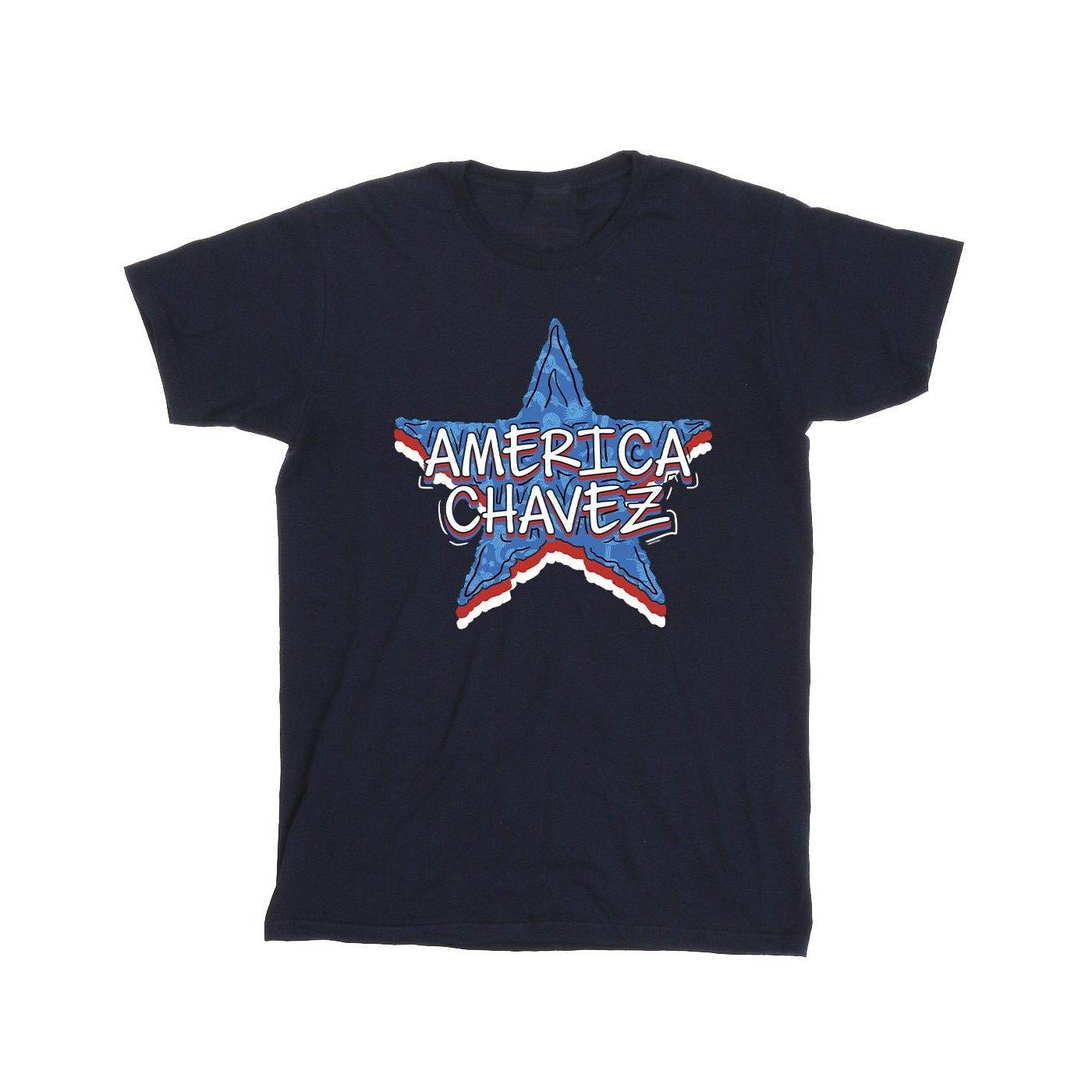 Image of Doctor Strange America Chavez Tshirt Unisex Marine 140/146
