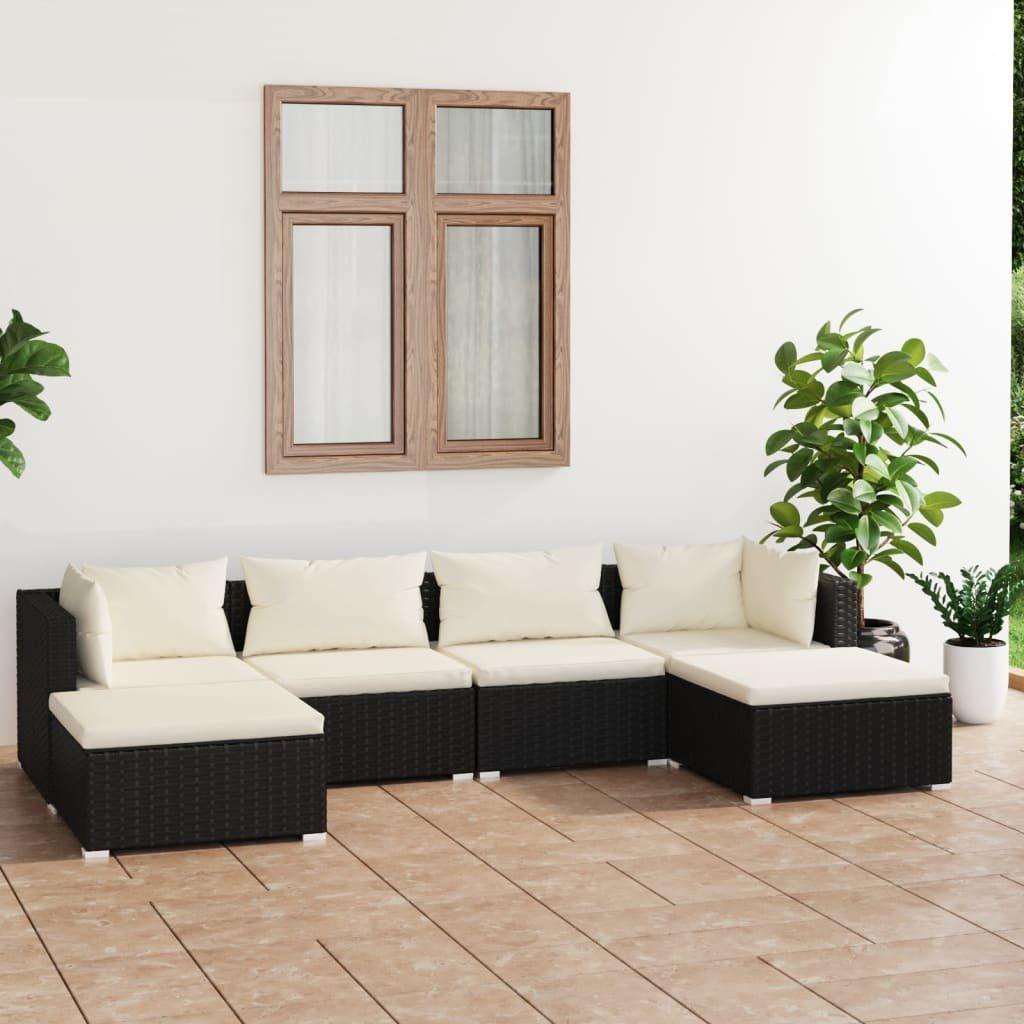 VidaXL Garten-lounge-set poly-rattan  