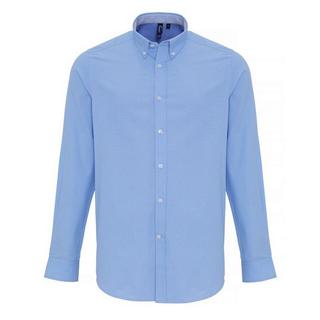 PREMIER  Chemise à rayures en coton riche Oxford 