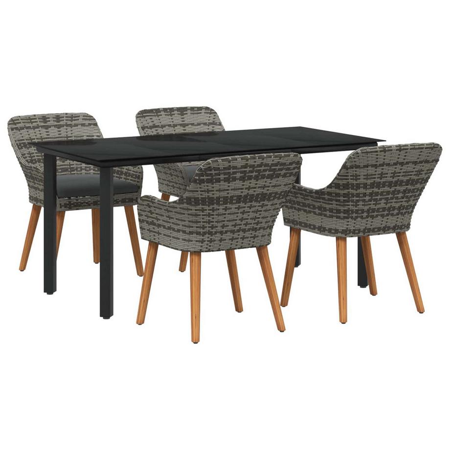 Mobilier de jardin poly rattan