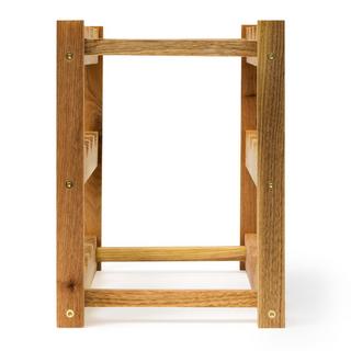 B2X Kleines Weinregal aus Walnussholz  