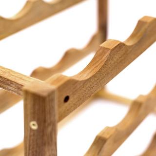 B2X Kleines Weinregal aus Walnussholz  