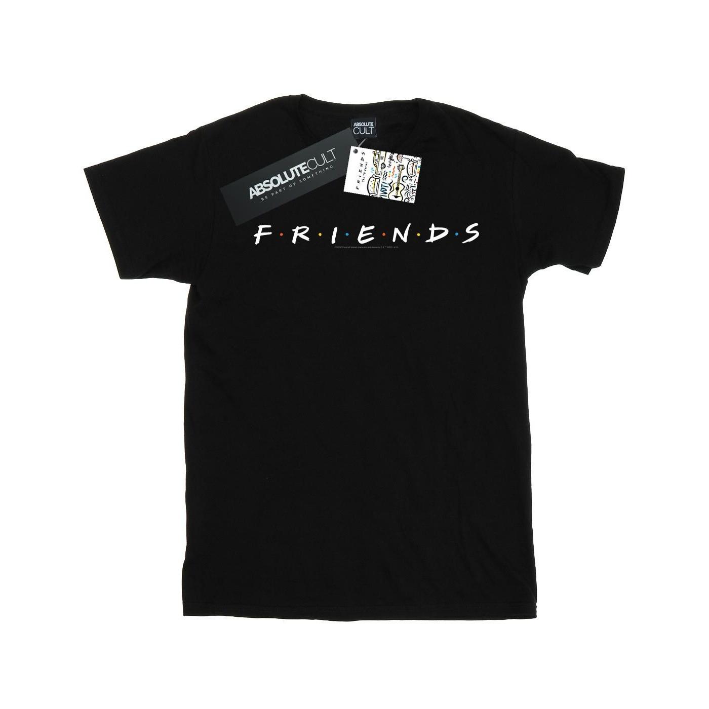 Image of Text Logo Tshirt Mädchen Schwarz 116