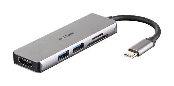 Image of DUB-M530 Notebook-Dockingstation & Portreplikator Kabelgebunden USB 3.2 Gen 1 (3.1 Gen 1) Type-C Aluminium, Schwarz