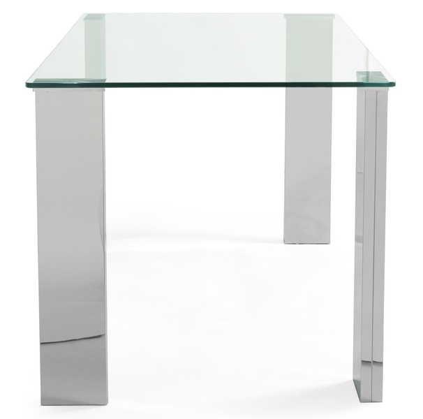 mutoni Table à manger New Arley acier 140x80  