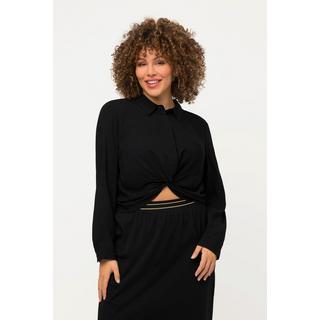 Ulla Popken Camicia Corta Nodi Maniche Lunghe  