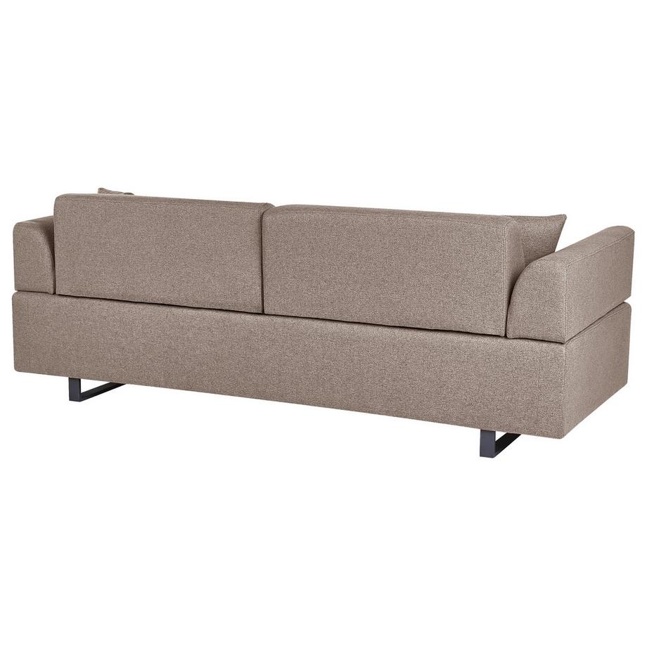 Beliani Sofa mit Beistelltischen aus Stoff  SOKNA  