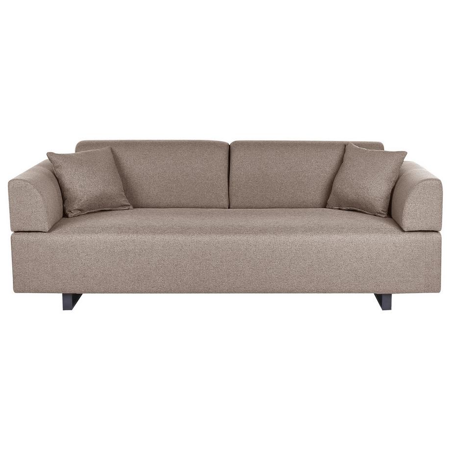 Beliani Sofa mit Beistelltischen aus Stoff  SOKNA  