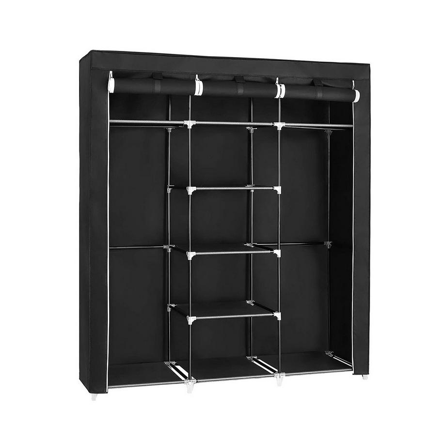 Calicosy Armadio di Stoccaggio Pieghevole in Tessuto con appendino- L150 cm  