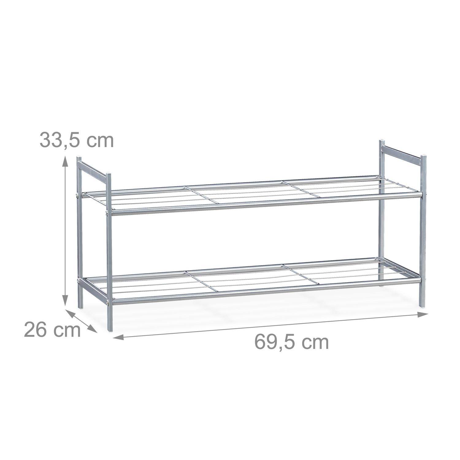 Northix Ripiano per scarpe a 2 livelli  