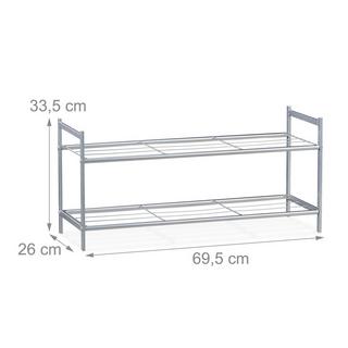 Northix Ripiano per scarpe a 2 livelli  