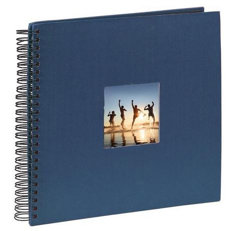hama HAMA Spiralalbum Fine Art 90142 360x320mm, blau 25 Blatt  