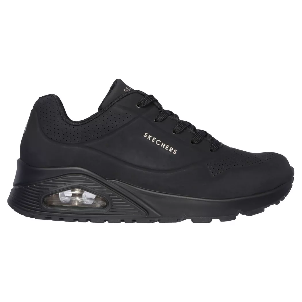 Skechers - damen turnschuhe uno - stand on air, für Damen, Schwarz, Größe 36