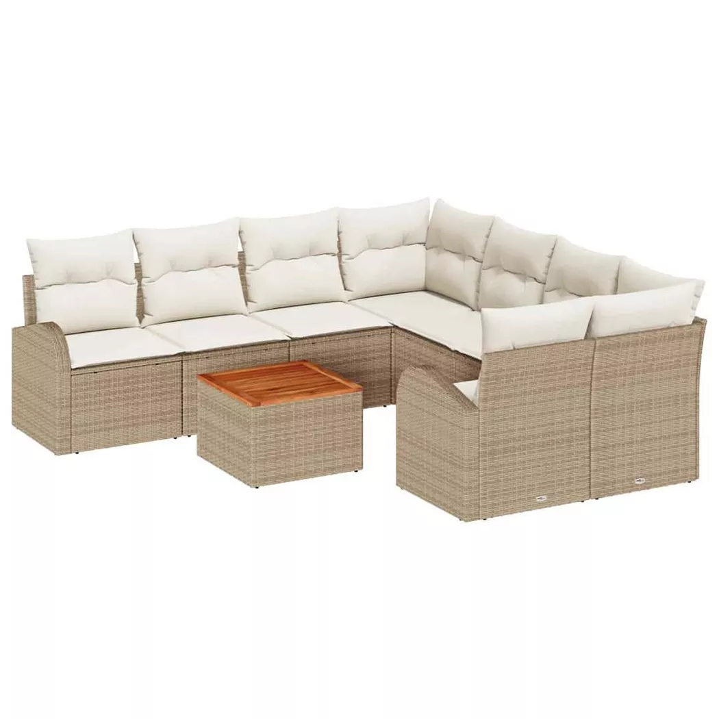 VidaXL - Garten-sofa poly-rattan, One Size, Multicolor
