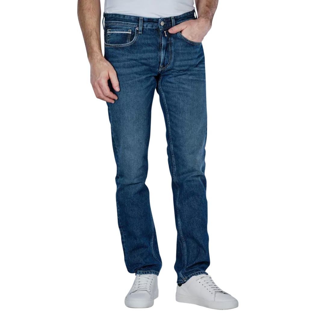 Replay - Grover Jeans Straight Fit, für Herren, Himmelblau, Größe W33/L30