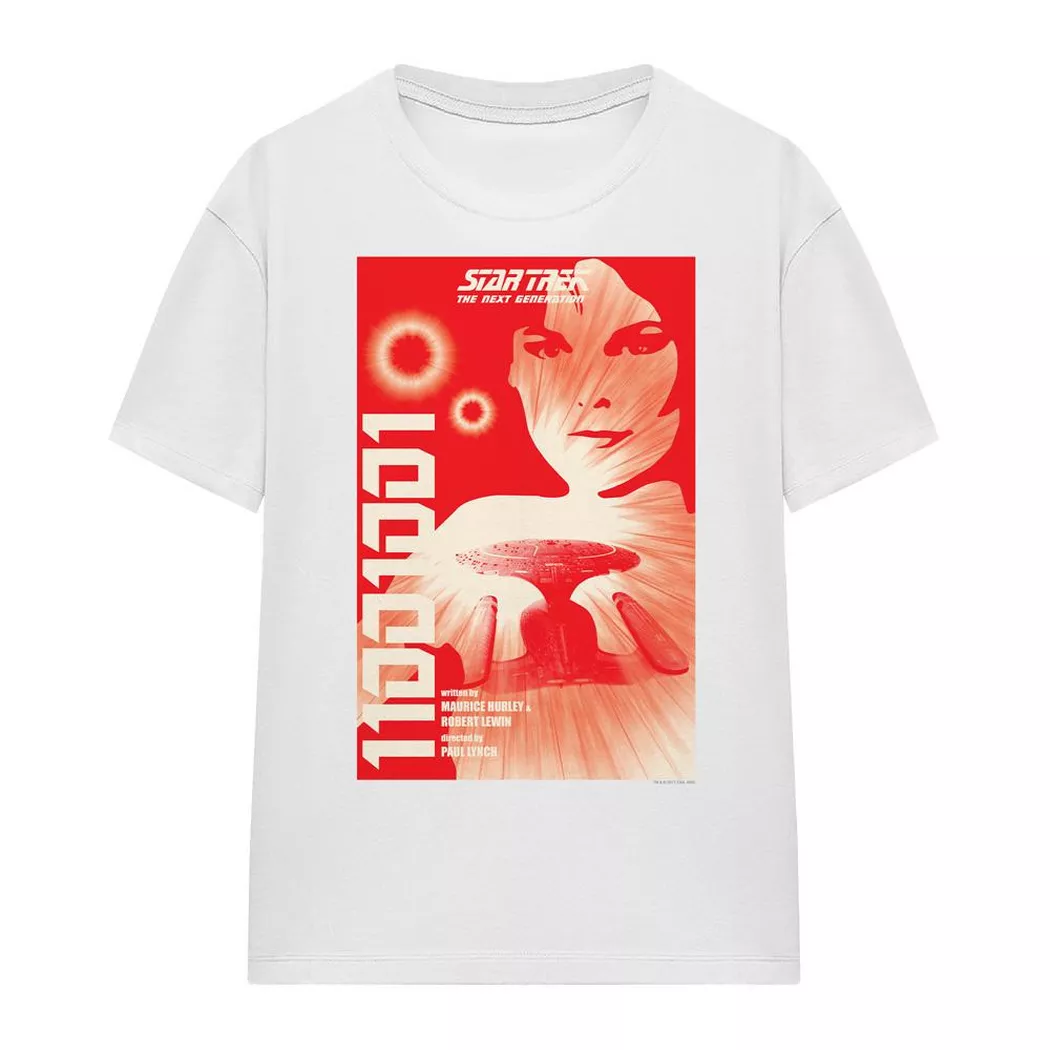 Star Trek - The Next Generation Season 1 Episode 15 TShirt, für Damen, Weiss, Größe M