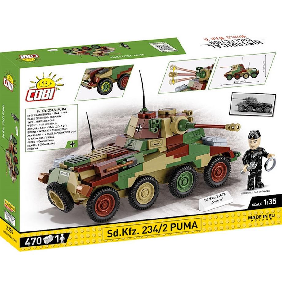 Cobi  Historical Collection Sd.Kfz. 234/2 Puma (2287) 