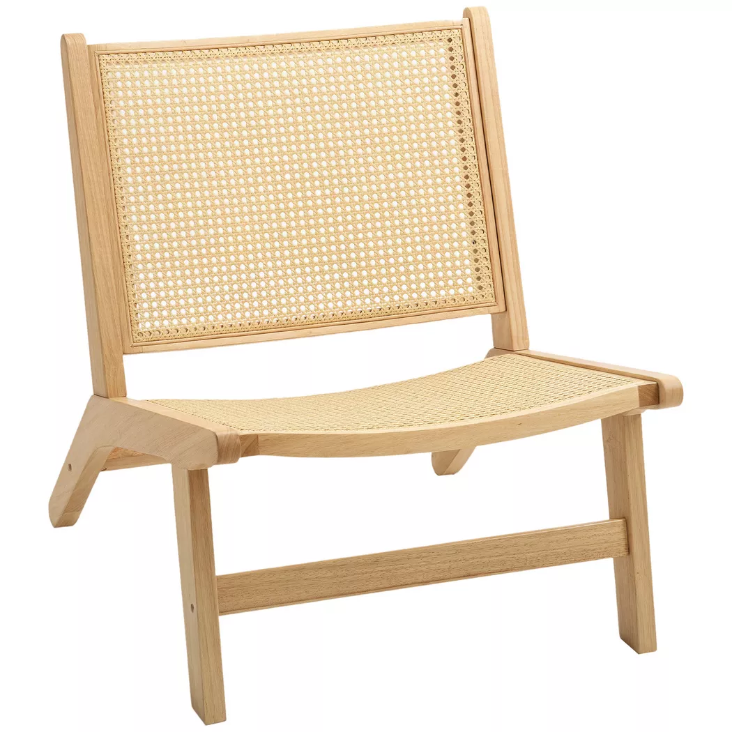 HOMCOM - Sessel, One Size, Weiss-Natur