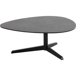 mutoni Table basse Bellair verre noir 84  