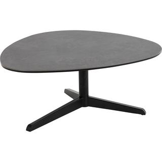 mutoni Table basse Bellair verre noir 84  