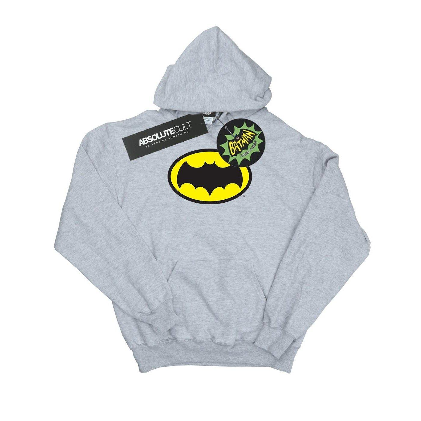 Image of Batman Tv Series Logo Kapuzenpullover Jungen Grau 152-158