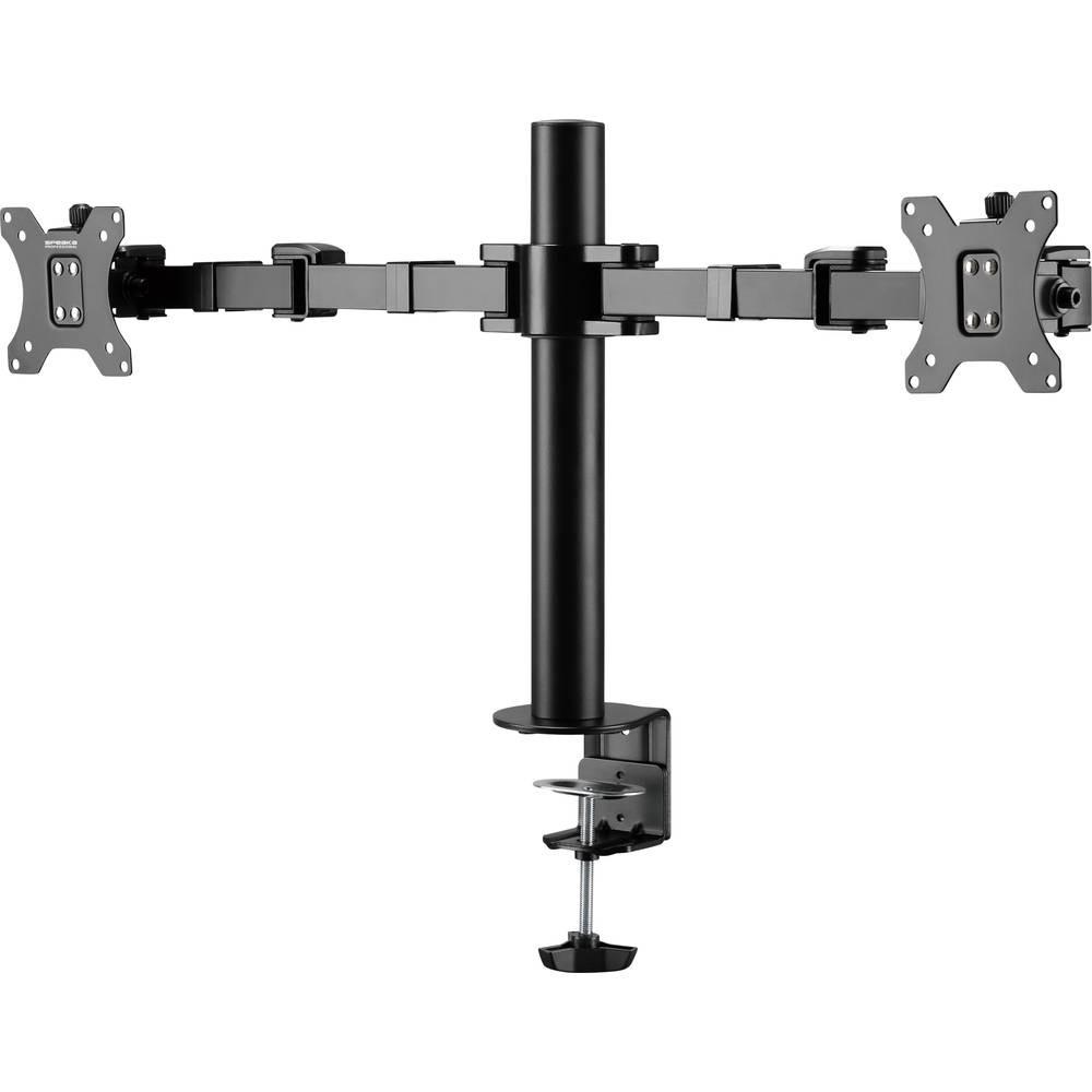 Image of Speaka Professional Tischhalterung für zwei Bildschirme 43.2cm - 81.3 cm (17- 32″)