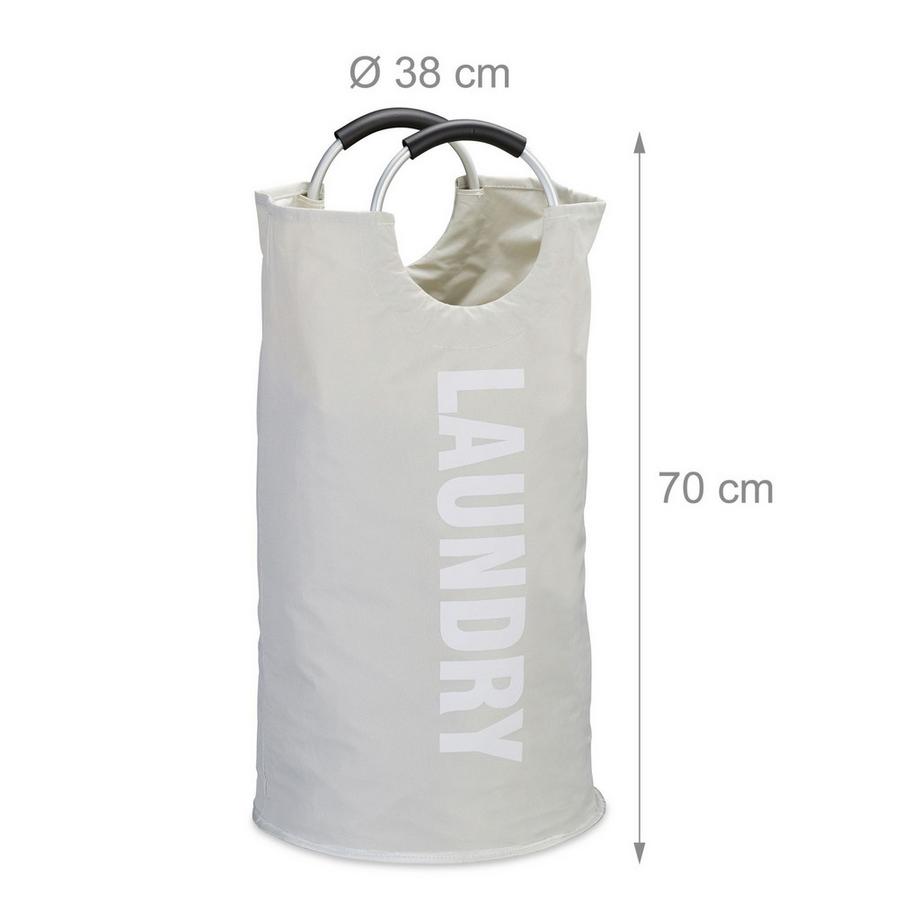 B2X Cesto portabiancheria pieghevole con manico  