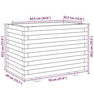 VidaXL fioriera da giardino Legno di douglas  