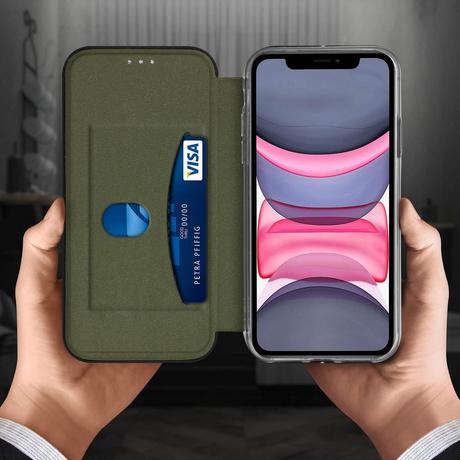 Avizar  Custodia per iPhone 11 similpelle 