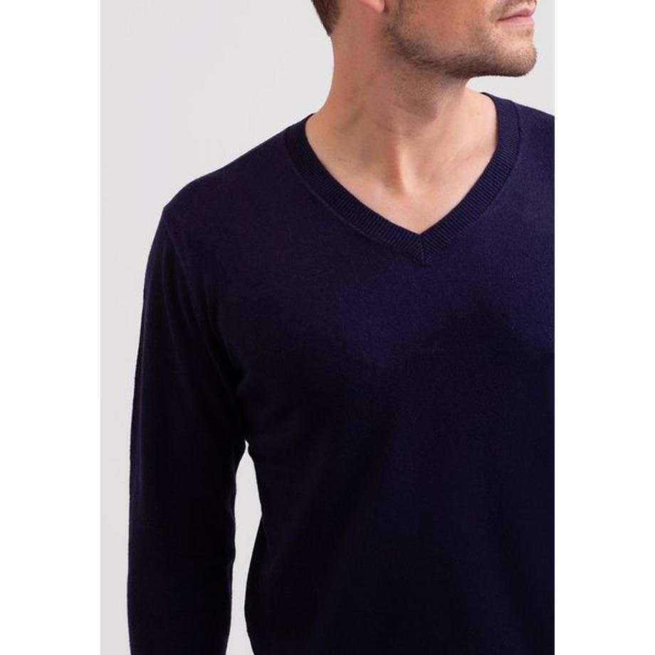 CASH-MERE.CH Kaschmir V-Ausschnitt Pullover  