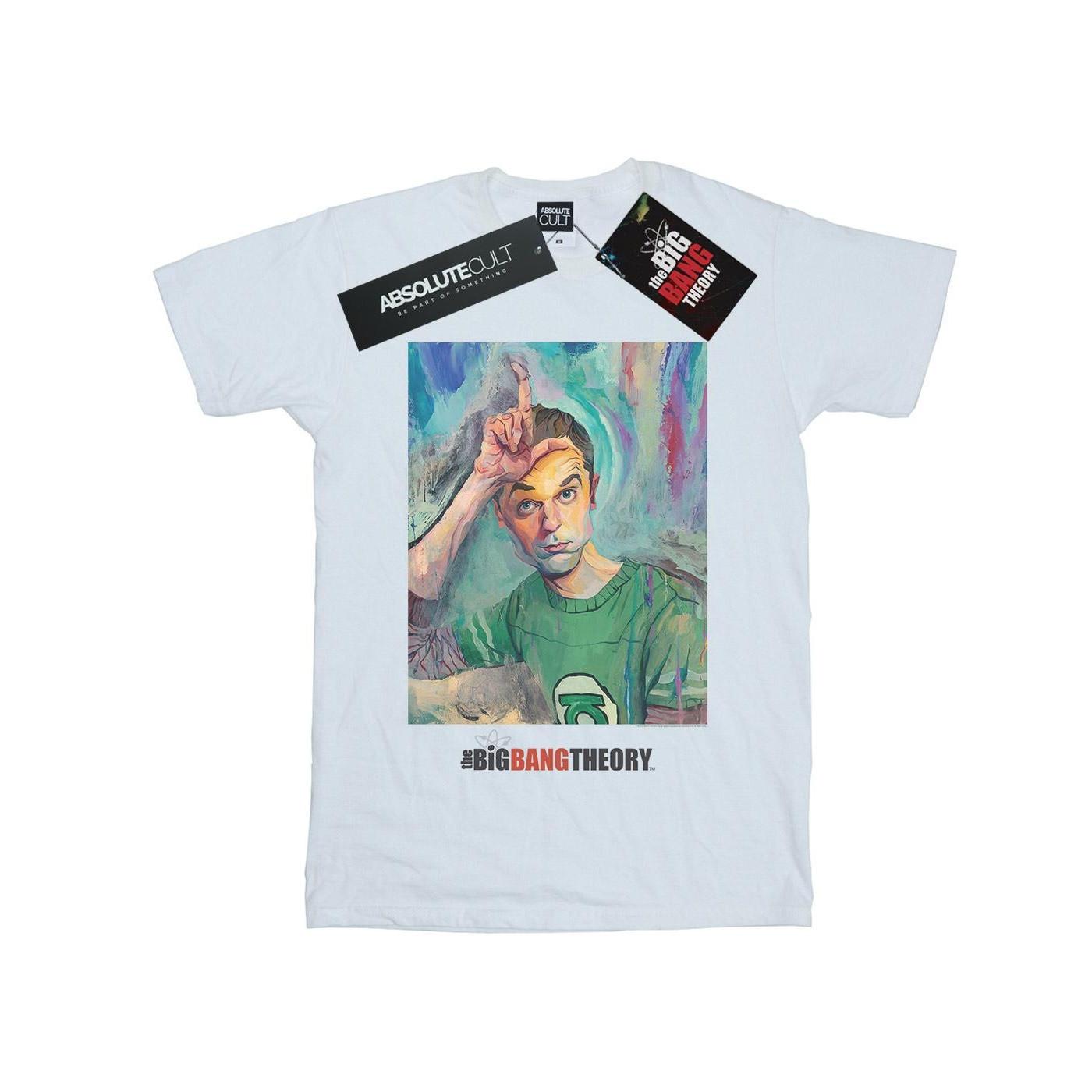 Image of Sheldon Loser Painting Tshirt Herren Weiss L