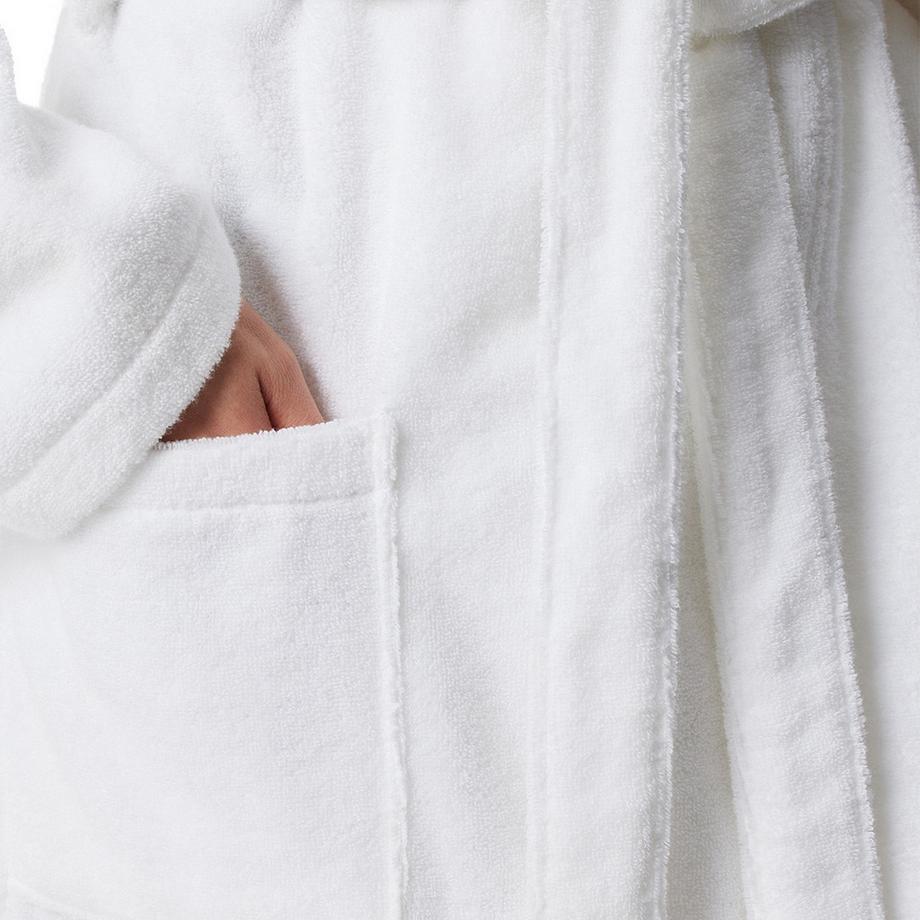 Schiesser Essentials Kapuzenbademantel  