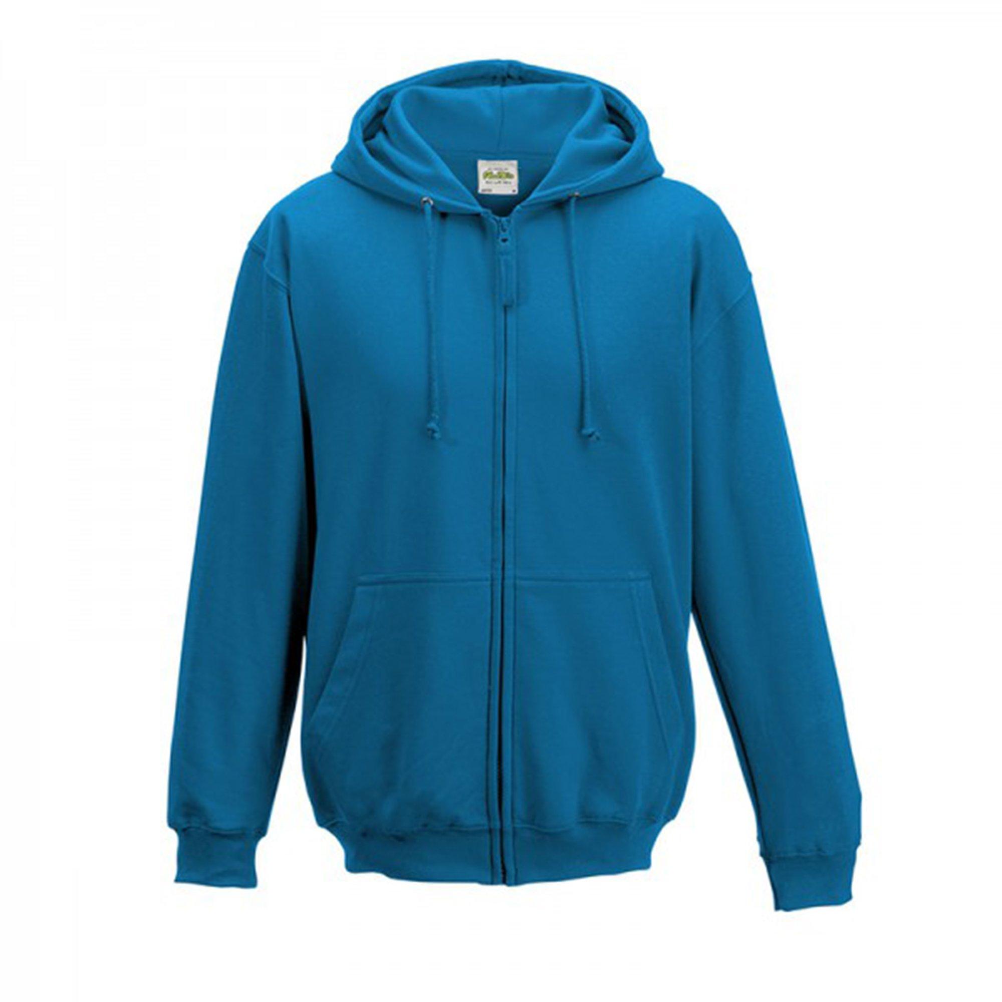 Image of Kapuzenjacke Kapuzenpullover Hoodie Mit Reißverschluss Herren Blau M