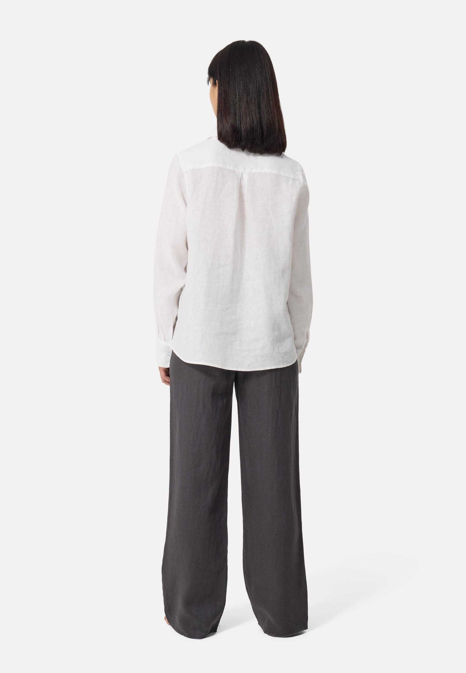 CASH-MERE.CH  Pantalon en lin long 