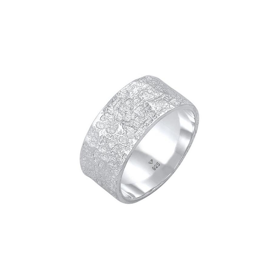 Kuzzoi  Ring  Bandring Organic Struktur 925 Silber 