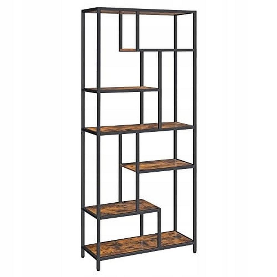 Modernes Bücherregal für das Wohnzimmer mit 6 Regalen