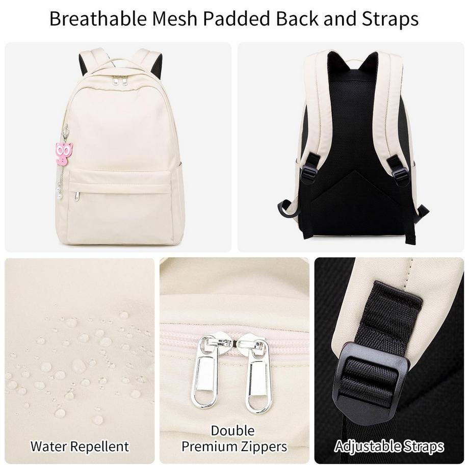 Only-bags.store  Sac à dos d'école, sac à dos d'école pour ordinateur portable pour le collège, sac à dos de jour hydrofuge, sac à dos léger 