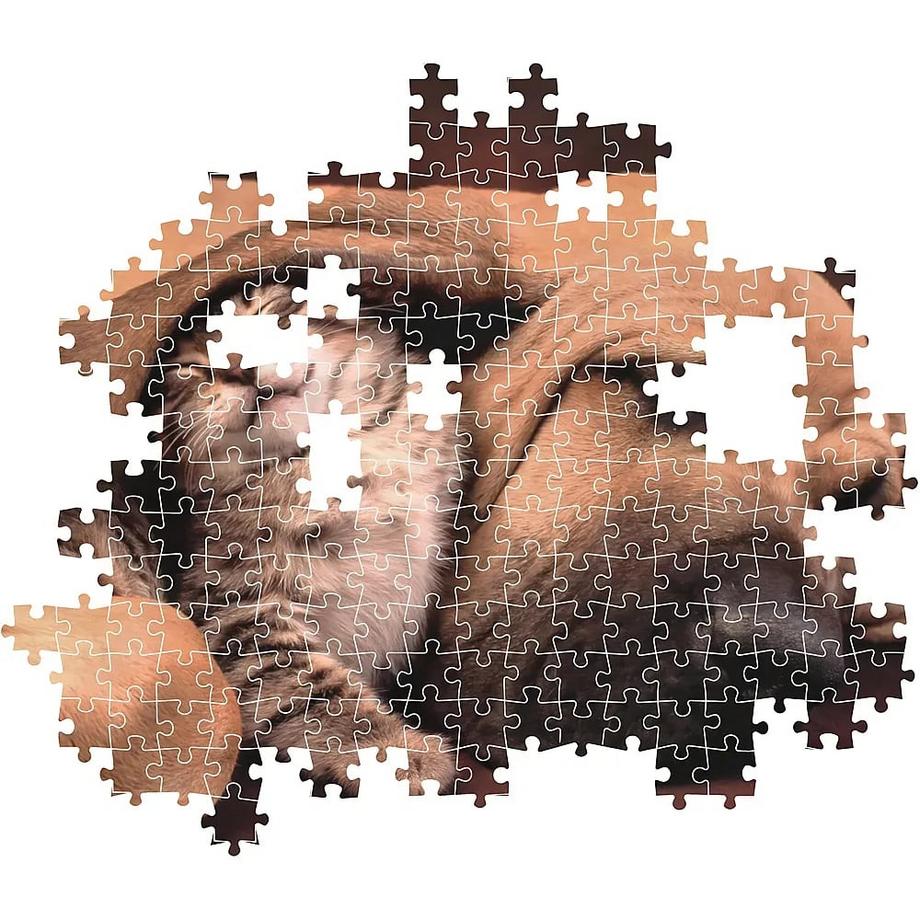Clementoni  Puzzle Hund und Katze (500Teile) 
