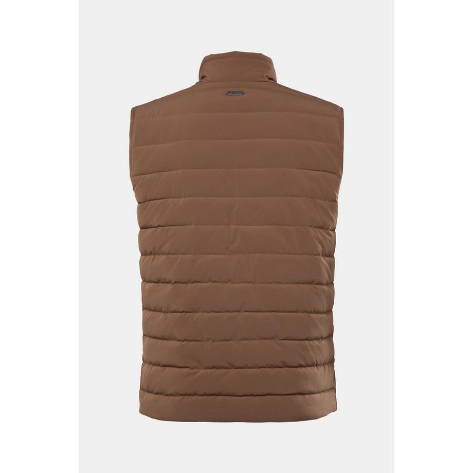 JP1880 Gilet trapuntato effetto piuma collo alto  