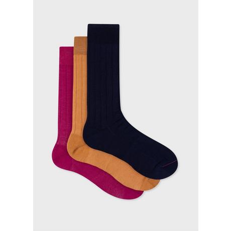 PAUL SMITH 3er Pack Rib Plain Socken  