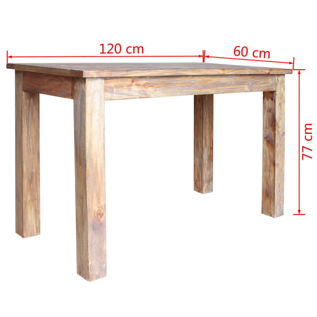 VidaXL Table de salle à manger bois  