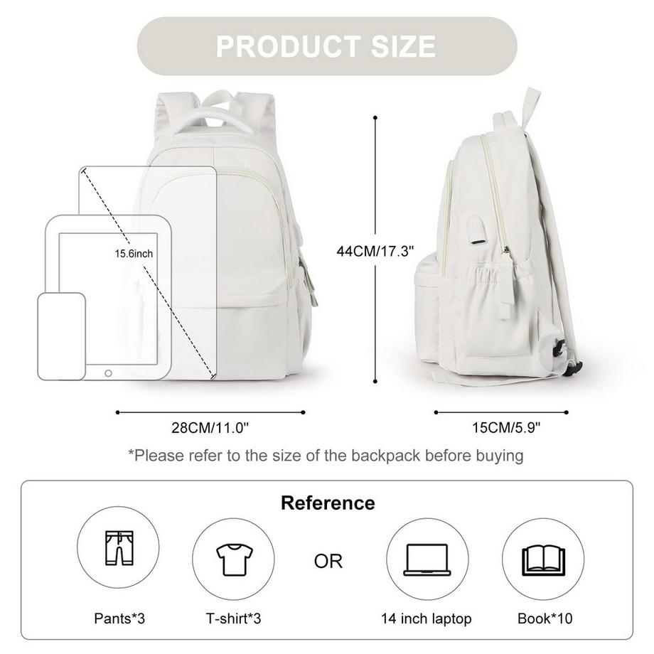 Only-bags.store Zaino scuola leggero per laptop  