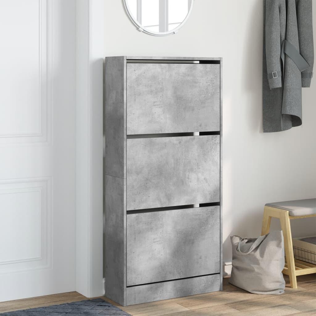 VidaXL Armoire à chaussures bois d'ingénierie  