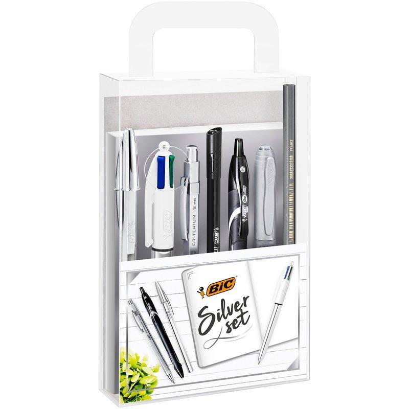 BiC BIC Schreibset Silver Kit 9576121 7 Stück ass.  