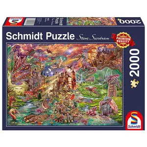 Puzzle Der Schatz der Drachen (2000Teile)