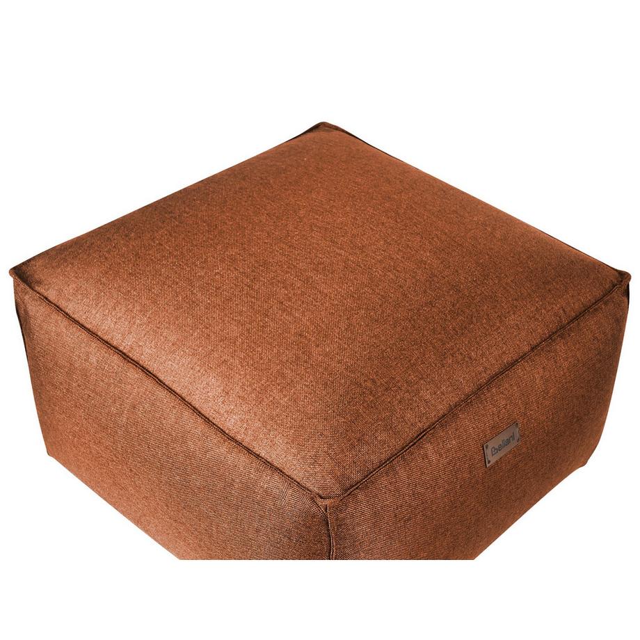 Beliani Pouf aus Stoff Klassisch MUKKI  