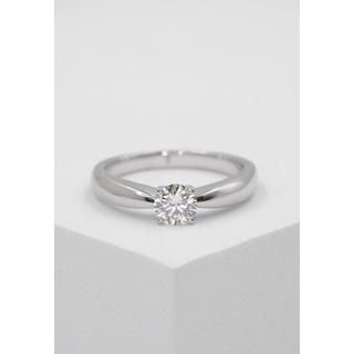 MUAU Schmuck  Solitaire Ring Diamant 0.50ct. Weissgold 750 