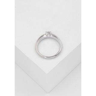 MUAU Schmuck  Solitaire Ring Diamant 0.50ct. Weissgold 750 